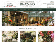 Tablet Screenshot of blossomsbirmingham.com
